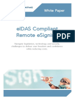 Eidas Compliant Remote Esigning: White Paper