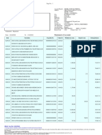 Monthly bank statement summary