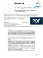 Meta-Analysis of Genome-Wide Linkage Studies of Asthma and Related Traits 2008