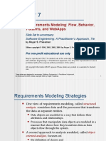 Requirements Modeling: Flow, Behavior, Patterns, and Webapps