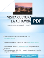 Viaje Alhambra