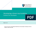 Rcog Guideline Development Guide