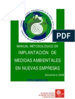 Manual Metodologico en Implantacion de Medias Ambientales en Nuevas Empresas