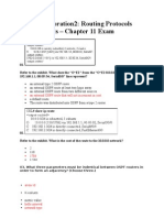 CCNA Exploration2: Routing Protocols and Concepts - Chapter 11 Exam