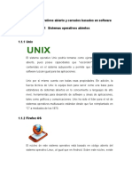 Ejemplos de Sistemas Operativos Abiertos y Cerrados