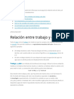 Relación Entre Trabajo y Calor