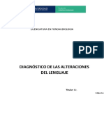 Diagnostico de Las Alteraciones Del Lenguaje TMA Programa