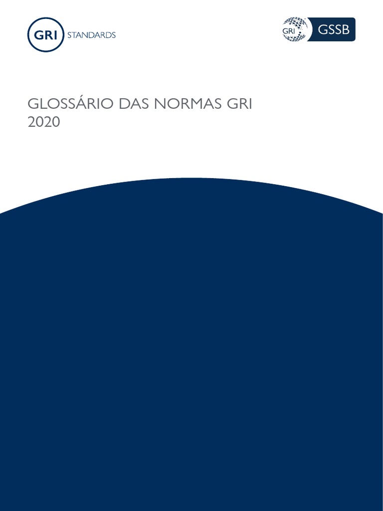 Portuguese GRI Standards Glossary 2019 | PDF | Biodiversidade | Gás natural