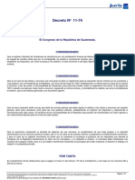 8975 Decreto Del Congreso 11-74