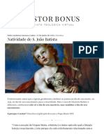 Natividade de S. João Batista – Pastor Bonus
