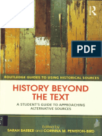History Beyond The Text