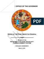 Review of The Department of Economic Opportunity's Florida CONNECT System