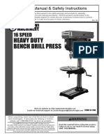 HF61786 - Bench 13" Drill Press