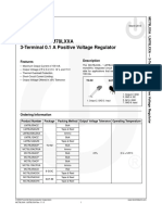 Mc78Lxxa / Lm78Lxxa 3-Terminal 0.1 A Positive Voltage Regulator