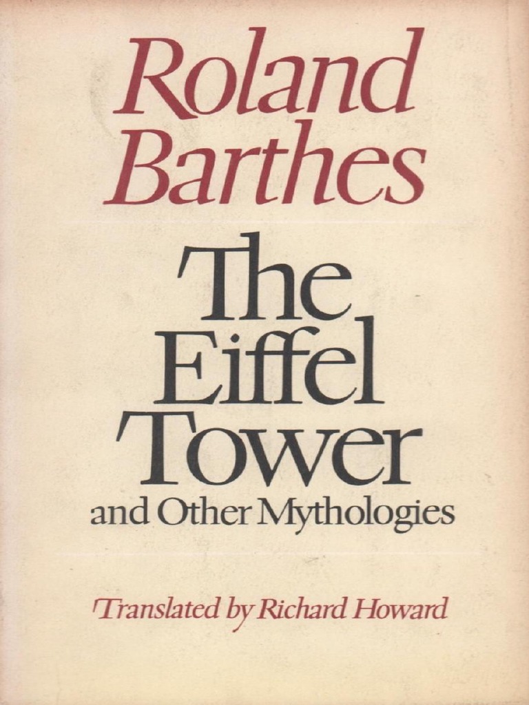 Barthes, Roland - Eiffel Tower and Other Mythologies (California, 1997) image photo