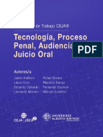 CEJA Tecnología Proceso Penal Audiencias y Juicio Oral