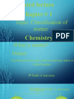 F1 third chemistry lecture