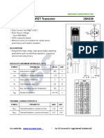 Isc N-Channel MOSFET Transistor 2SK638: Features