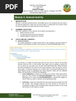 Module 4: Android Activity: Gordon College