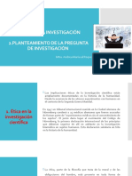 Etica de La Investigacion y Planteamiento de Pregunta de Investigacion - 4 - 0