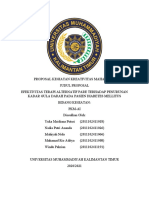 Proposal Pkm-Ai Efektivitas Terapi Alternatif Pare Terhadap Penurunan Kadar Gula Darah Pada Pasien Diabetes Mellitus