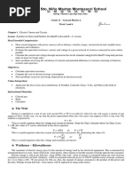 The Watt: Grade 11 - General Physics 2 Week 3 and 4