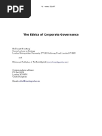 The Ethics of Corporate Governance