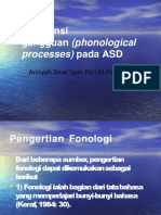 Intervensi Gangguan (Phonological Processes) Pada ASD
