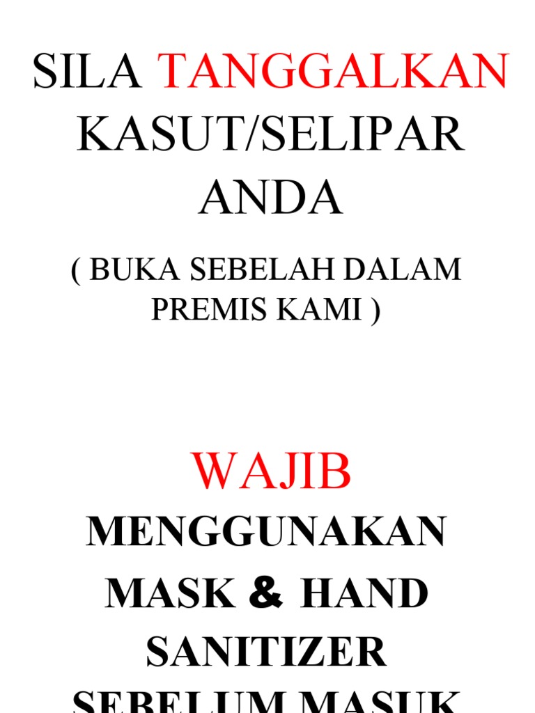 Sila Tanggalkan Kasut Pdf