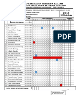 2018 Kelas-A: Daftar Hadir Peserta Kuliah