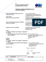 Form Order Request Water PT JPN