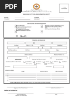 1 X 1 ID Picture: Barangay Official'S Information Sheet