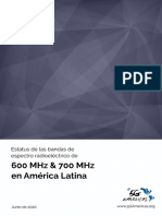 Estatus de Las Bandas 600-700-MHz en America Latina - Julio 2020