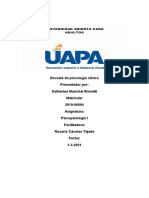 Tarea 6 Y 7 Psicopatologia L