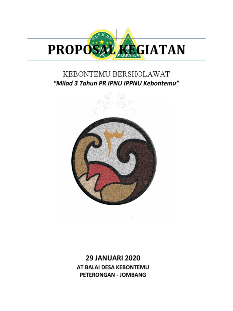 Cover Proposal Kegiatan | PDF