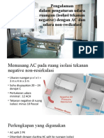 Pengalaman Pengaturan Udara Ruang Isolasi