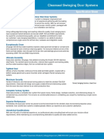 Single and Paired Swinging Stainless Steel Door Systems