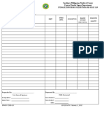 I T E M S: Storage/Dispensing Requisition and Issue Slip
