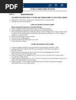 Testing & Commissioning Checklist - HVAC Pumps