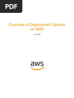 Overview of Deployment Options On AWS: June 2020