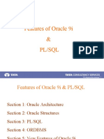 Features of Oracle 9i & PL/SQL