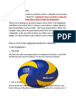 Volleyball Equipment