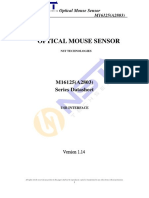 Optical Mouse Sensor: M16125 (A2803) Series Datasheet