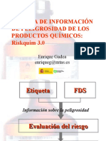 Sistema de Información de Peligrosidad de Los Productos Químicos: Riskquim 3.0