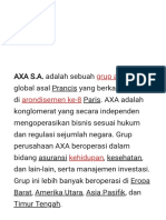 AXA - Wikipedia Bahasa Indonesia, Ensiklopedia Bebas