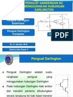 PPT Penguat Gandengan DC Hubungan Darlington