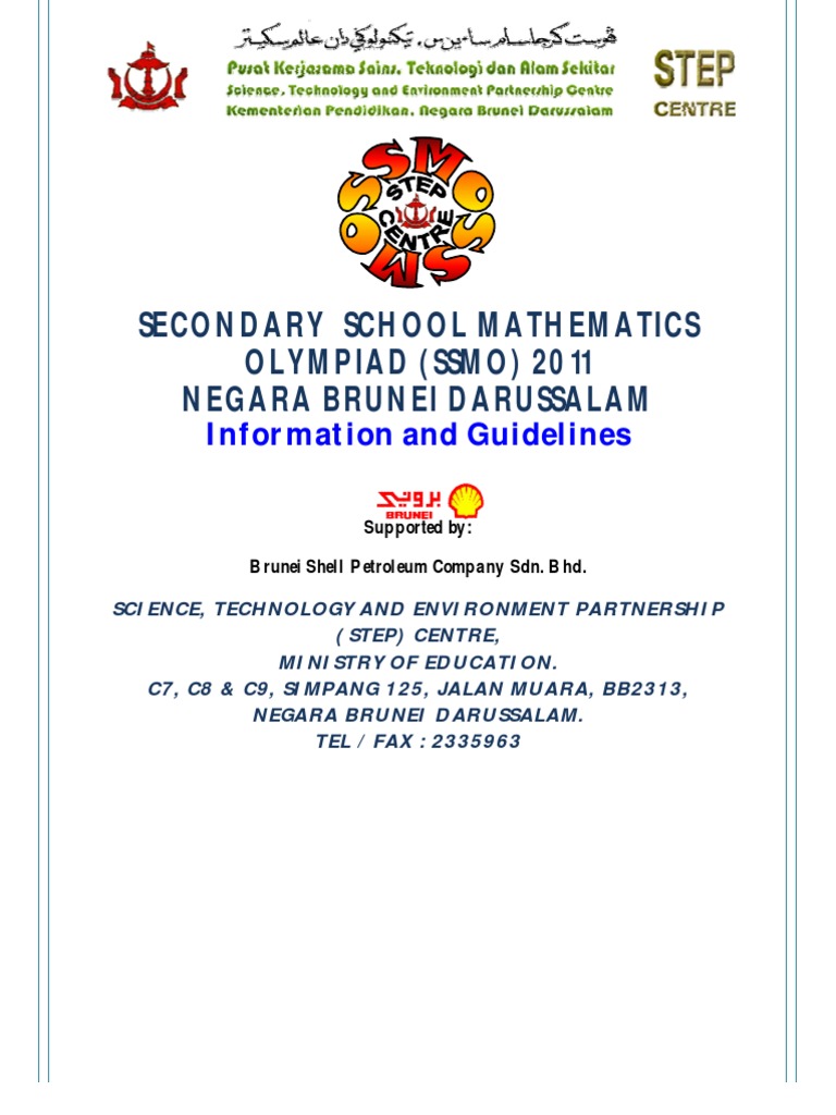 SSMO 2011 Guidelines for Brunei Students | PDF | Teachers | Learning