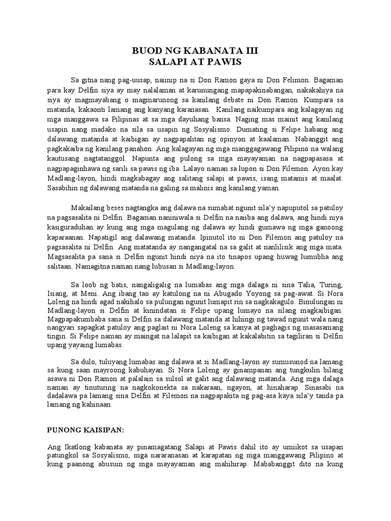 Kabanata 3 | PDF