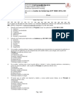 Examen Auditor IATF 16949 ISO 19011 Mayo-2020