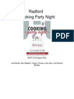 Program Plan Cooking Night 1